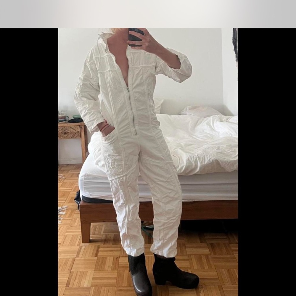 Vintage Women's White Jumpsuit